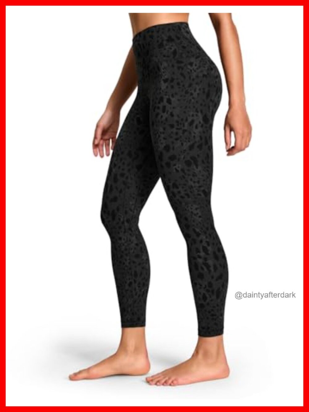 High Rise Leggings with Pocket, Nylon Blend & Spandex, Yoga Pants 25"